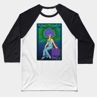 Poster Girl (blue) Baseball T-Shirt